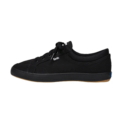 (W) Keds Center Twill 'Black Low-Top Casual'