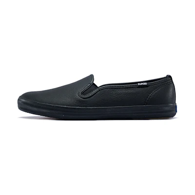 (W) Keds Champion 'Black Slip-On'
