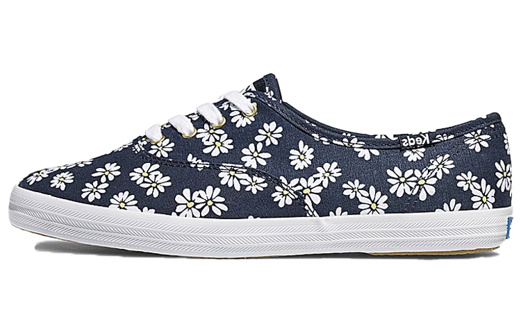 (W) Keds Champion 'Daisy Print Blue and White'