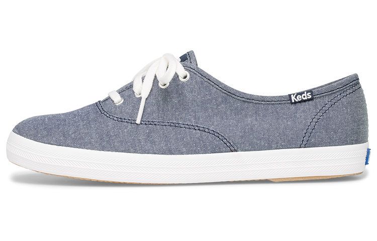 (Women) Keds Champion 'Solid Low Top Blue Canvas' WF60303