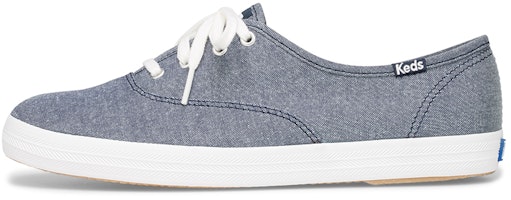 (Women) Keds Champion 'Solid Low Top Blue Canvas' WF60303 (Women) Keds Champion 'Solid Low Top Blue Canvas' WF60303