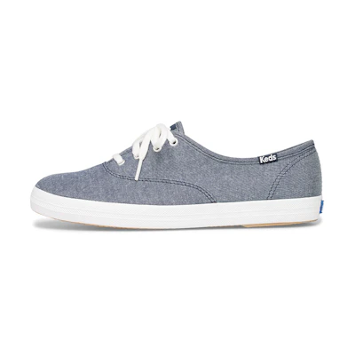 (W) Keds Champion 'Solid Low Top Blue Canvas'