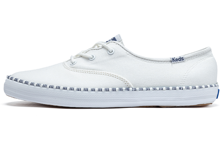 (W) Keds Champion 'White Colorblock Ribbon Canvas'