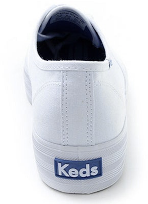 Keds 經典運動帆布鞋 女款 白 Shop Keds 經典運動帆布鞋 女款 白