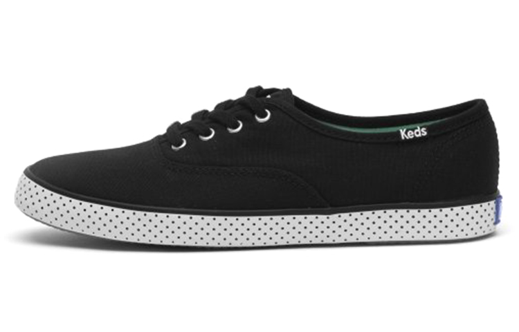 (W) Keds Champion Dot Low Canvas 'Black'
