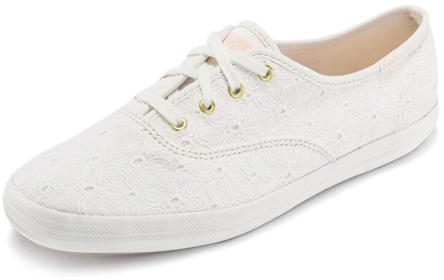 (Women) Keds Champion Eyelet 'White Canvas Low' WF59388 Order (Women) Keds Champion Eyelet 'White Canvas Low' WF59388