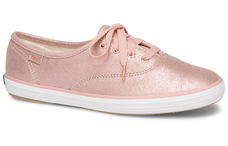 (W) Keds Champion Glitter Suede 'Rose Gold' 圖 2