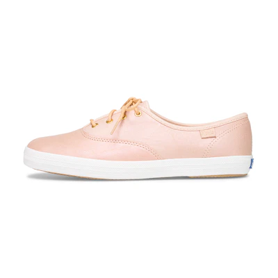(W) Keds Champion Iridescent Leather 'Pink'
