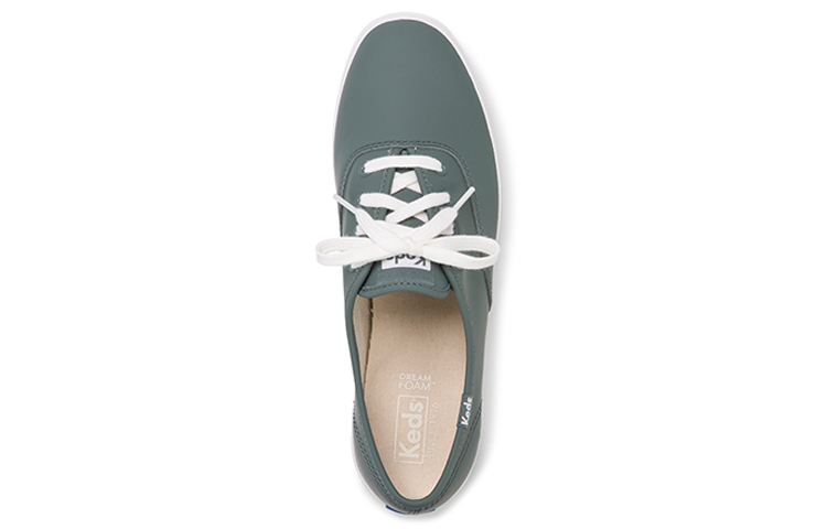 (W) Keds Champion Leather 'Green' 圖 4