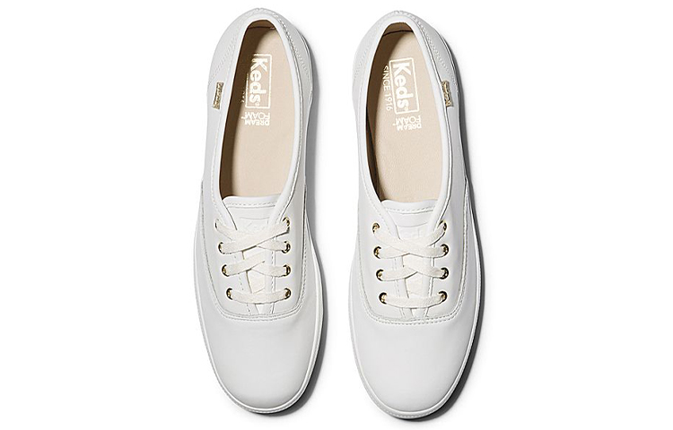 (W) Keds Champion Luxe Leather 'White' 圖 2