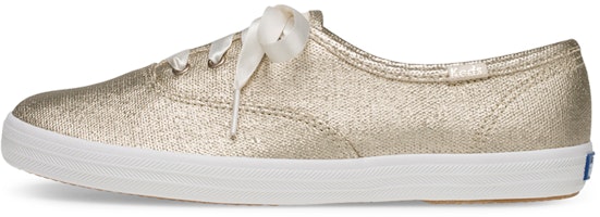 (Women) Keds Champion Matte Brushed Metallic 'Gold' WF58392 (Women) Keds Champion Matte Brushed Metallic 'Gold' WF58392