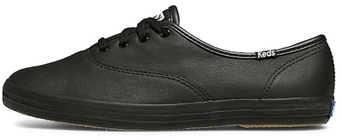 (Women) Keds Champion Originals Leather 'Black' WH45780 (Women) Keds Champion Originals Leather 'Black' WH45780