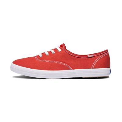 (W) Keds Champion Washable 'Organic Cotton Red'