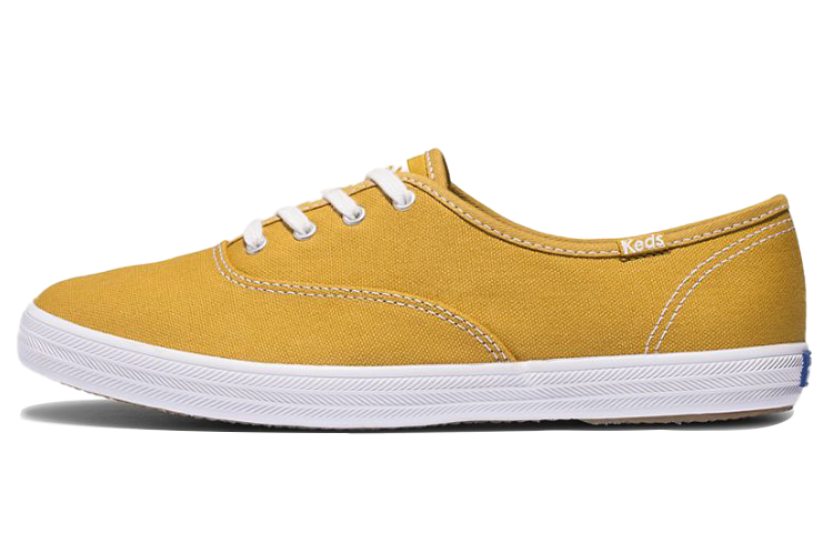 (Women) Keds Champion Washable 'Trendy Versatile Low-Top Casual Yellow' WF64138