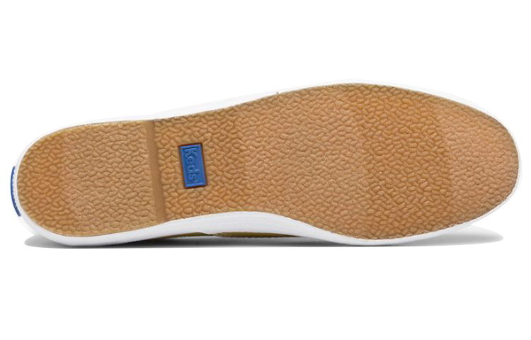 Shop Keds 可機洗 Champion 採用有機棉 潮流百搭 低幫休閒板鞋 女款 黃