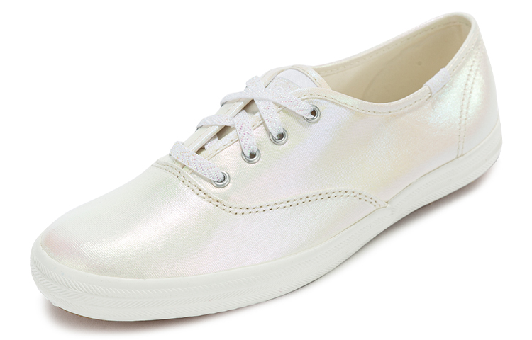 Order (W) Keds Champion 白色珍珠低帮帆布鞋 WF65886