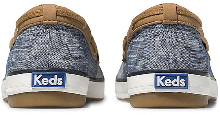 Buy Women Keds Charter Airy Chambray Slip On Blue WF61898 Novelship