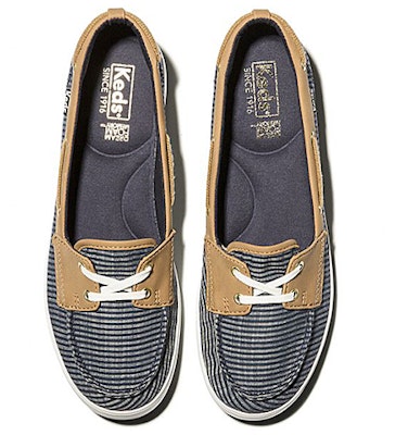 (Women) Keds Charter Stripe 'Deep Blue Slip-On' WF61903 Order (Women) Keds Charter Stripe 'Deep Blue Slip-On' WF61903