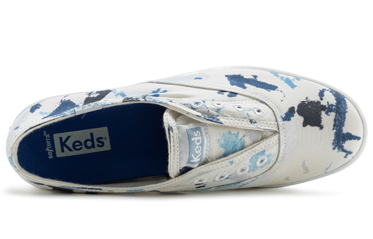 (W) Keds Chillax 'White Blue Colorblock Canvas' 圖 4
