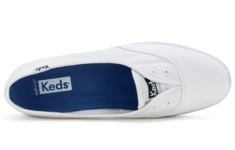 Shop (Women) Keds Chillax Mini 'White Slip-On' WF65910