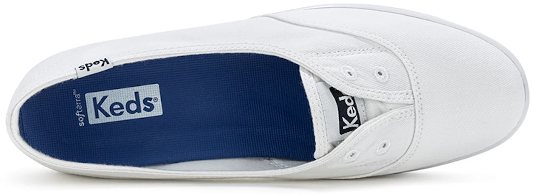 (Women) Keds Chillax Mini 'White Slip-On' WF65910 Shop (Women) Keds Chillax Mini 'White Slip-On' WF65910