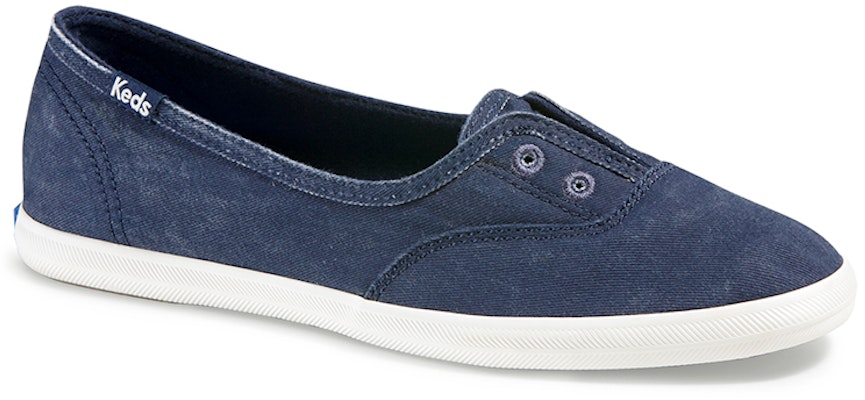 (Women) Keds Chillax Mini Canvas Slip-On 'Blue' WF56523 Order (Women) Keds Chillax Mini Canvas Slip-On 'Blue' WF56523