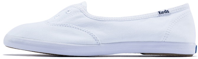 (Women) Keds Chillax Mini Canvas Slip-On 'White' WF57163 (Women) Keds Chillax Mini Canvas Slip-On 'White' WF57163