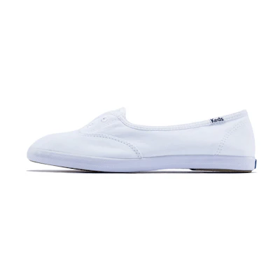 (W) Keds Chillax Mini Canvas Slip-On 'White'