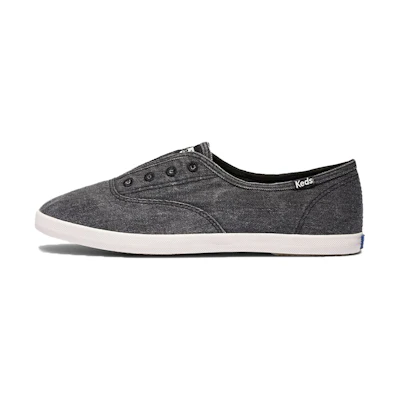 (W) Keds Chillax Washable 'Organic Cotton Dark Grey'