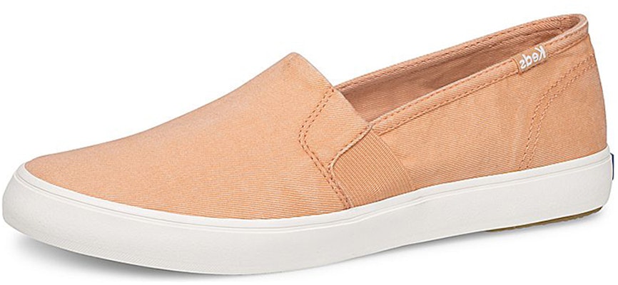 (Women) Keds Clipper Washed Solids 'Orange Slip-On' WF60379 Buy (Women) Keds Clipper Washed Solids 'Orange Slip-On' WF60379