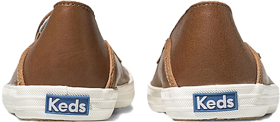 (Women) Keds Crashback Leather 'Brown Slip-On' WH57259 Shop (Women) Keds Crashback Leather 'Brown Slip-On' WH57259