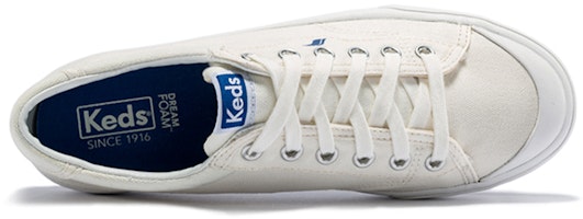 Keds Crew Kick 75 低筒帆布鞋 女款 米白 Lookbook Keds Crew Kick 75 低筒帆布鞋 女款 米白