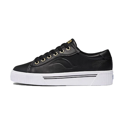 (W) Keds Crew Kick Alto Leather 'Black'
