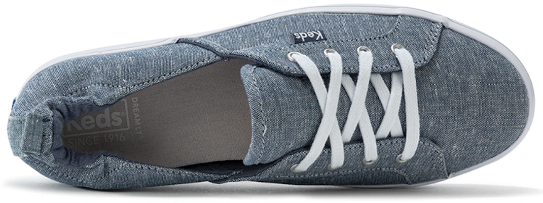 (W) Keds Darcy Chambray 'Azul Casual Versátil' WF62585 Shop (W) Keds Darcy Chambray 'Azul Casual Versátil' WF62585