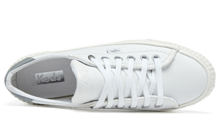 (W) Keds Demi TRX Leather 'Casual Versatile Fashion Lightweight White' 圖 3