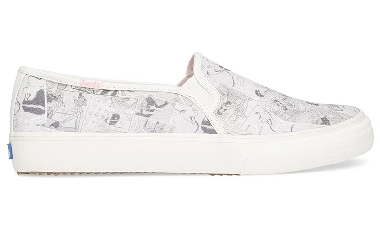 Order (Women) Keds Double Decker 'Betty Slip-On White Black' WF60291