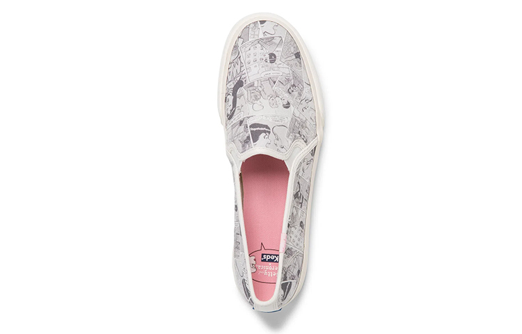 Lookbook (Women) Keds Double Decker 'Betty Slip-On White Black' WF60291