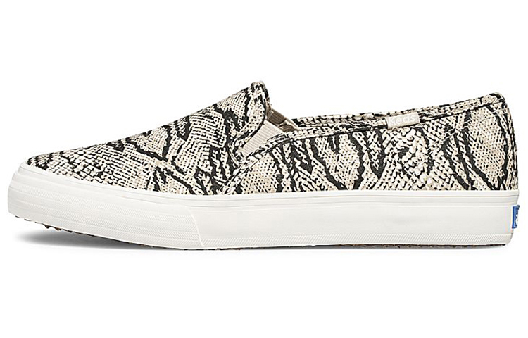 (Women) Keds Double Decker 'Black and White Snake' WF63682