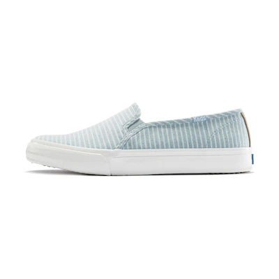 (W) Keds Double Decker 'Blue Slip-On'