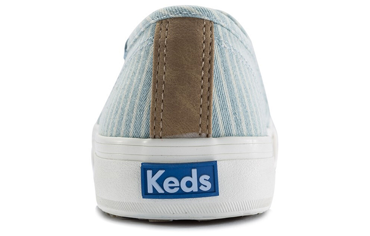 Shop (W) Keds Double Decker ''Blau Slip-On'' WF60057