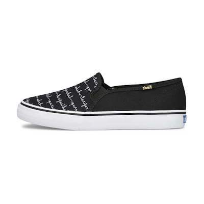 (W) Keds Double Decker 'Empower Black and White'