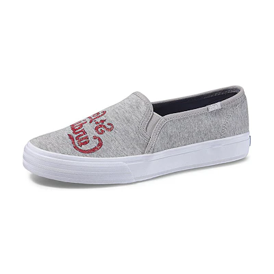 (W) Keds Double Decker 'Grey Red'