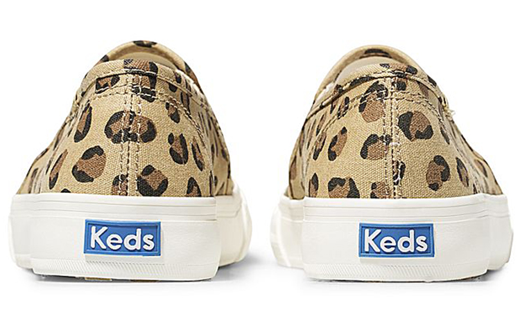 Lookbook Keds Double Decker 豹紋一腳蹬 女款 棕色