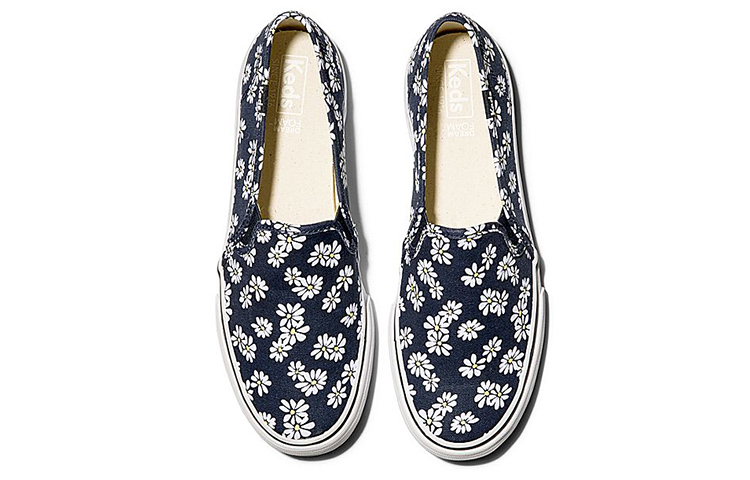 Order (W) Keds Double Decker ''Retro Madeliefje Donkerblauw'' WF62503