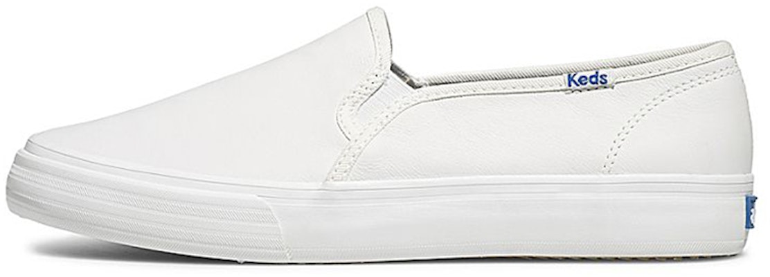 (Women) Keds Double Decker 'White Slip-On' WH59799 Buy (Women) Keds Double Decker 'White Slip-On' WH59799