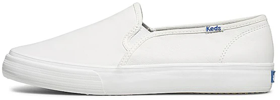 (Women) Keds Double Decker 'White Slip-On' WH59799 (Women) Keds Double Decker 'White Slip-On' WH59799