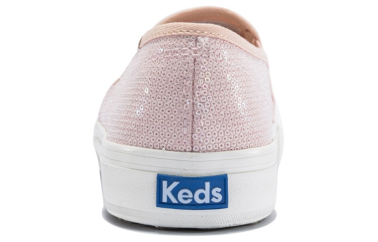 Shop (W) Keds 双层迷你亮片“浅粉色便鞋” WF59589