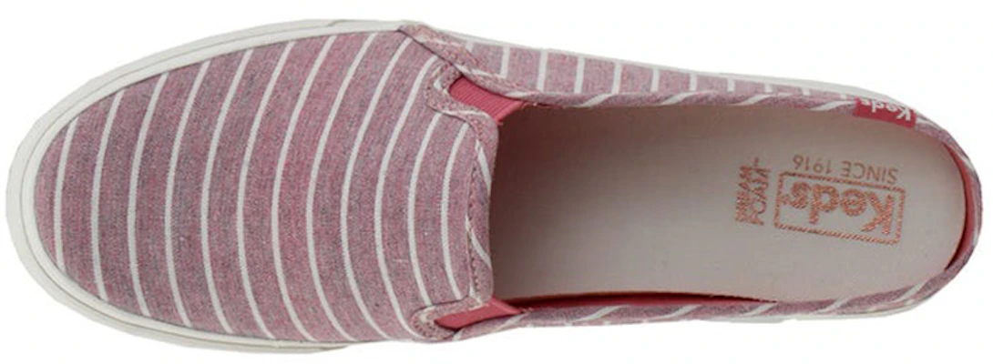 (Women) Keds Double Decker Mule 'Chambray Pink Stripe' WF62934 Shop (Women) Keds Double Decker Mule 'Chambray Pink Stripe' WF62934