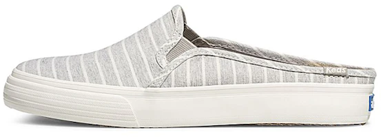 (Women) Keds Double Decker Mule 'Chambray Stripe Grey' WF62933 (Women) Keds Double Decker Mule 'Chambray Stripe Grey' WF62933