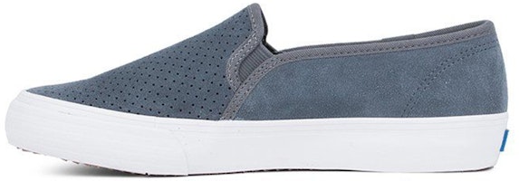 (Women) Keds Double Decker Perf 'Blue Slip-On' WH59248 (Women) Keds Double Decker Perf 'Blue Slip-On' WH59248